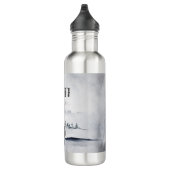 rendier in de Wilde Grijze Waterverf Kerstmis Waterfles (Rechts)