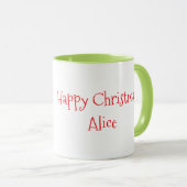 Rendier in feestelijke kerst jumper mok (Voorkant rechts)