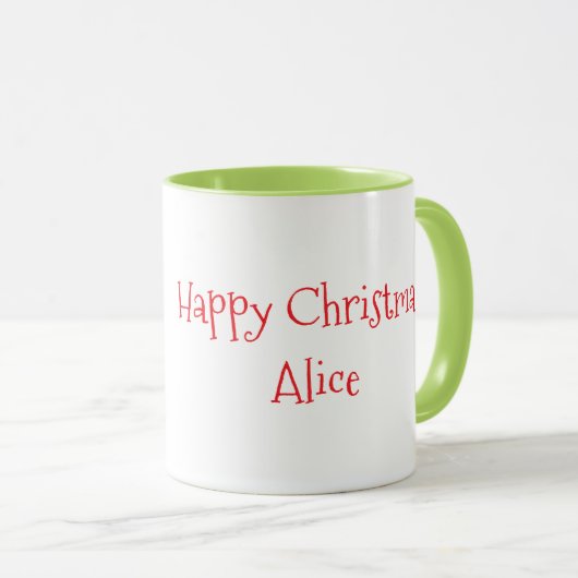 Rendier in feestelijke kerst jumper mok (Voorkant rechts)