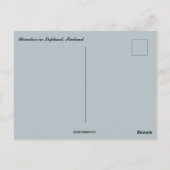 rendier in Lapland Finland Briefkaart (Achterkant)