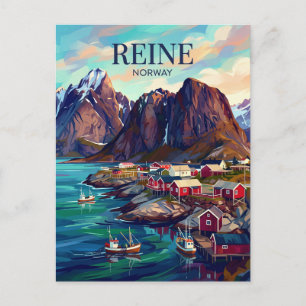 Rendier in Lofoten Noorwegen Briefkaart