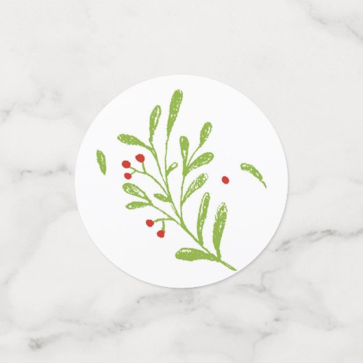 Rendier in pyjama vakantie partij confetti (Kleine voorkant)