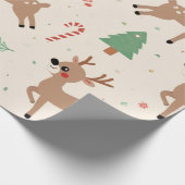 Rendier Inpakpapier (Hoek)