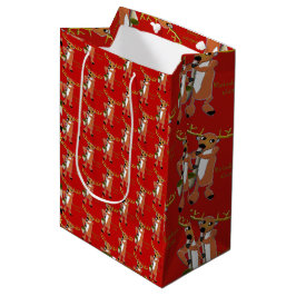 Rendier Jazz Inpakpapier Medium Cadeauzakje