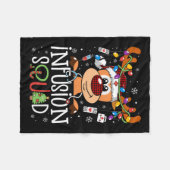 Rendier kerst infusie verpleegkundige squad stetho fleece deken (Voorkant (Horizontaal))