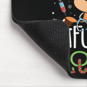 Rendier kerst infusie verpleegkundige squad stetho muismat (Hoek)