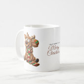 Rendier Kerst Koekje Mok (Voorkant links)