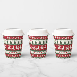 Rendier Kerst Papieren Beker