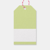 RENDIER KERST schattig rode neus rudolph rood groe Cadeaulabel (Achterkant)