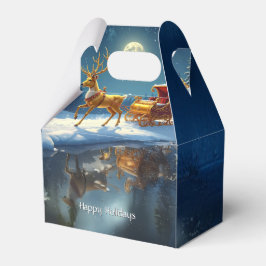 Rendier Kerst Slede Feest Favoriet Doos Bedankdoosjes