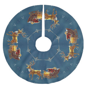 Rendier Kerst slee Kerstboom rok