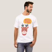 rendier kerst t-shirt (Voorkant volledig)