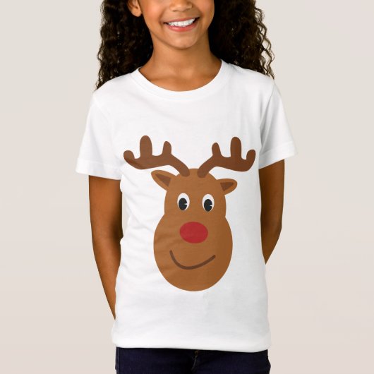 Rendier Kerst T-shirt (Voorkant)