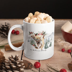 Rendier & Kerstboomgaard   Prettig Kerstfeest  Koffiemok