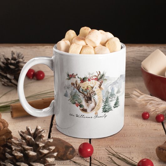 Rendier & Kerstboomgaard | Prettig Kerstfeest Koffiemok