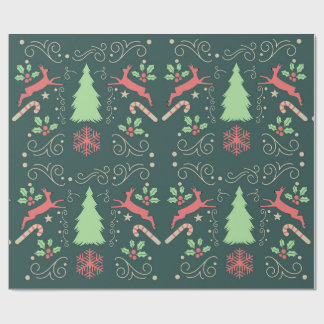 Rendier Kerstcadeauverpakking Cadeaupapier