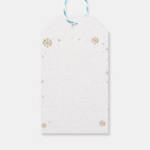 Rendier Kerstdag Dank u Cadeau Label Cadeaulabel (Achterkant)