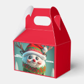 Rendier Kerstmis Gepersonaliseerde Kinder Party Ro Bedankdoosjes (Voorkant Zijde)