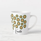 Rendier Kerstmis Mok met Jouw naam-Latte Mok (Rechts)