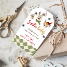 Rendier Kerstmis Santa Baby shower Favor