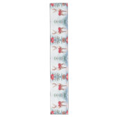 Rendier Kerstmis Vakantie Tafel Runner Lange Tafelloper (Voorkant)