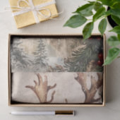  rendier kerstmis winterleeftijd decoupage tissuepapier (Geschenk)