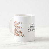 Rendier Kerstmok Koffiemok (Voorkant links)