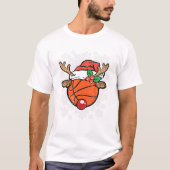 rendier-kerstpyjama t-shirt (Voorkant)