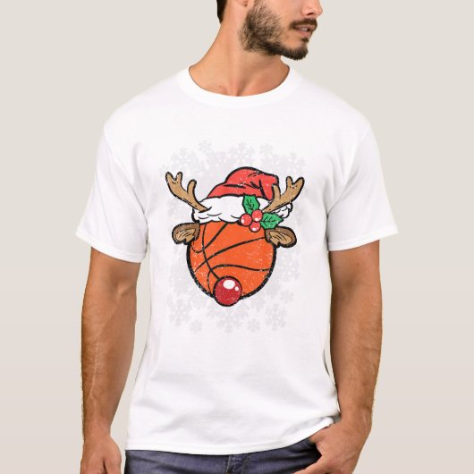 rendier-kerstpyjama t-shirt (Voorkant)