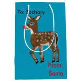 Rendier Kersttassen Medium Cadeauzakje (Voorkant)