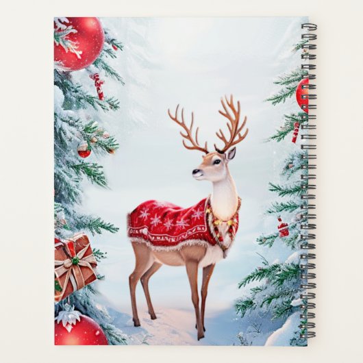 Rendier Kerstvakantie Planner (Achterkant)