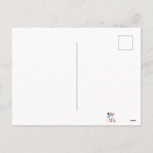 Rendier Lights Funny Christmas Feestdagenkaart (Achterkant)