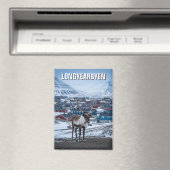 Rendier Longyearbyen Svalbard Noorwegen Magneet (Insitu (Vaatwasser))