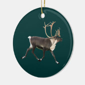 Rendier - Mannelijk Kariboe Keramisch Ornament (Links)