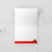 Rendier Merry Christmas Foto Kaart 1 toevoegen (Binnen)