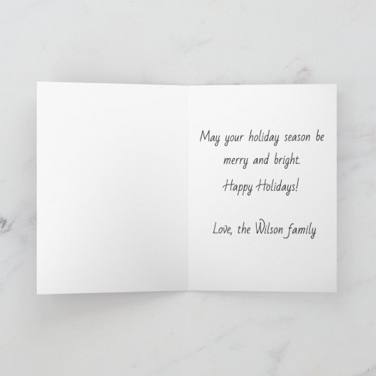 Rendier Merry Christmas Fun Kaart (Binnen)