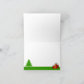 Rendier Merry Christmas Toevoegen Foto Kaart 2 (Binnen)