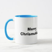 Rendier met Menora-gewei Chrismukkah-mok Mok (Links)
