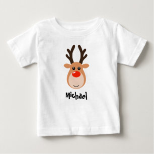 rendier met naam Toddler T-Shirt