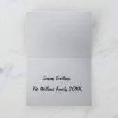 rendier met Santa Hats Holiday Kaart (Binnen)