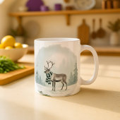 Rendier Mok Waterverf Kerstcadeau Winter Hert