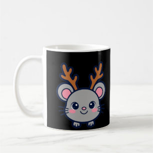 Rendier Muis Kerstmis Koffiemok