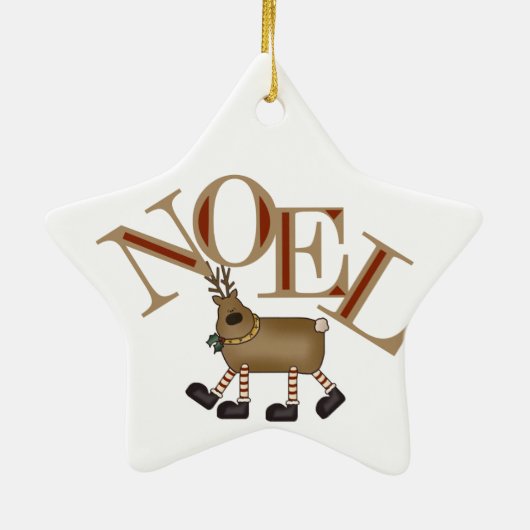 Rendier Noel Keepsake Ornament (Achterkant)