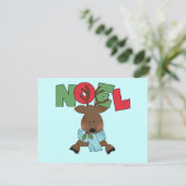 Rendier Noel Tshirts en Geschenken Feestdagenkaart (Staand voorkant)