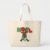 Rendier Noel Tshirts en Geschenken Grote Tote Bag (Voorkant)