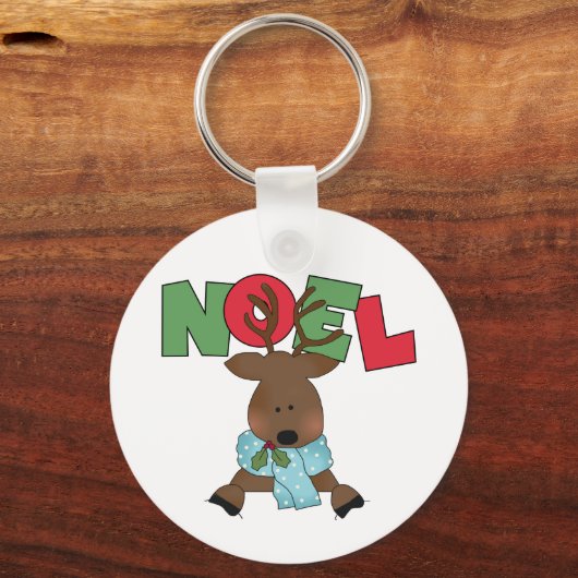 Rendier Noel Tshirts en Geschenken Sleutelhanger (Voorkant)