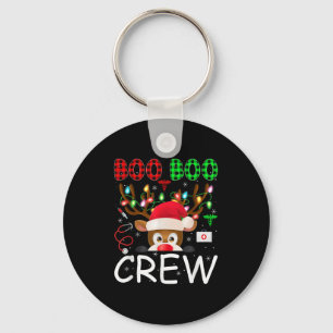 Rendier Nurse Christmas Scrub Topjes Boo Crew Nurs Sleutelhanger