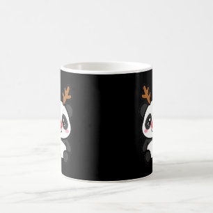 Rendier Panda Kerstmok Koffiemok