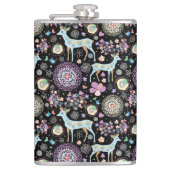 Rendier Paterna Kerstmis Heupfles (Voorkant)