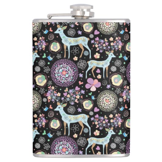 Rendier Paterna Kerstmis Heupfles (Voorkant)